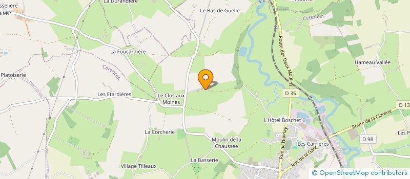localisation de l'entreprise MADAME MARIE-LAURENCE HUREL à LE MESNIL-AUBERT