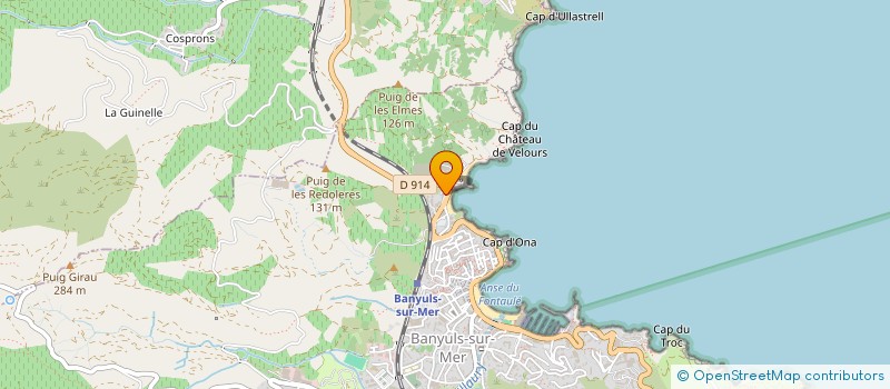 localisation de l'entreprise MADAME MARIE-LAURENCE KROUTSCHE  BANYULS-SUR-MER