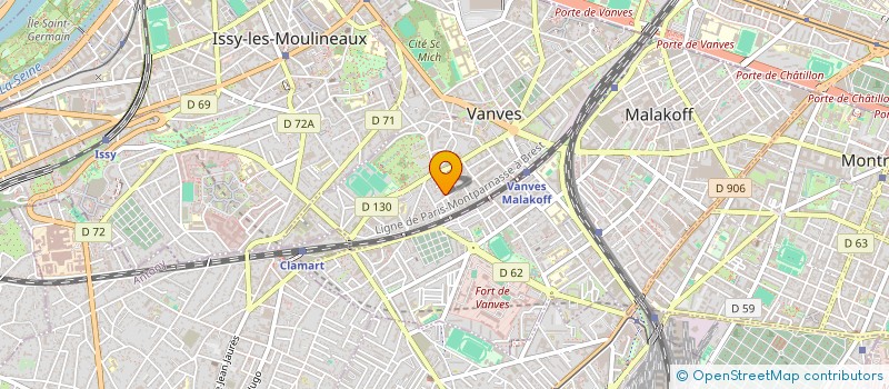 localisation de l'entreprise MADAME MARIE-LAURENCE MOUSEL à VANVES