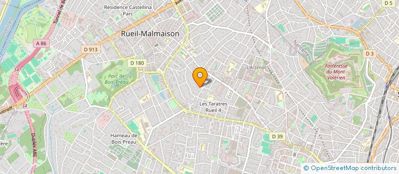 localisation de l'entreprise MADAME MARIE-LAURENCE MULOT  RUEIL-MALMAISON