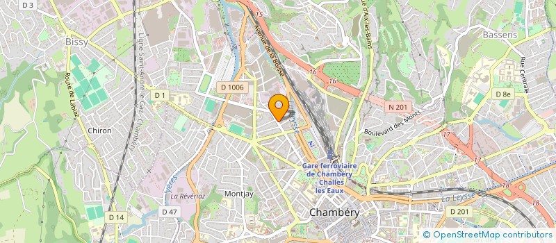 localisation de l'entreprise MADAME MARIE-LAURENCE NOUVET à CHAMBERY