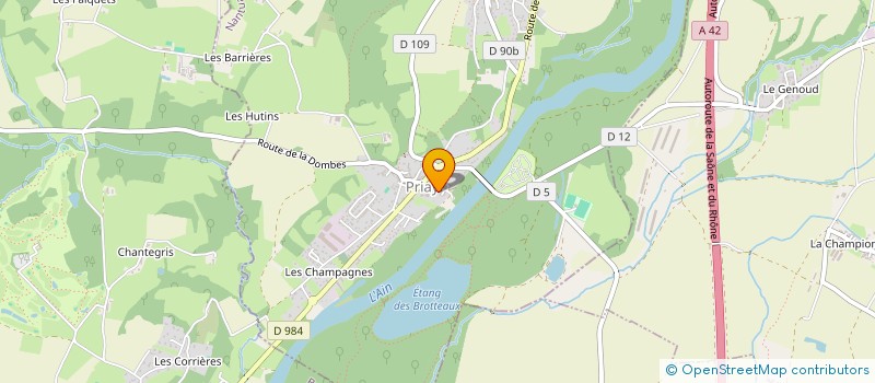 localisation de l'entreprise MADAME MARIE-LAURENCE PITTET  PRIAY