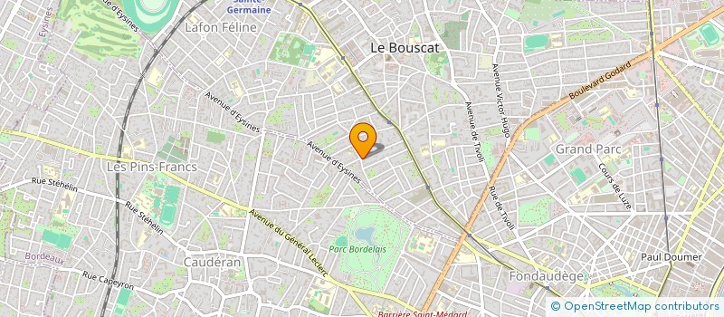 localisation de l'entreprise MADAME MARIE-LAURENCE RICHON à LE BOUSCAT