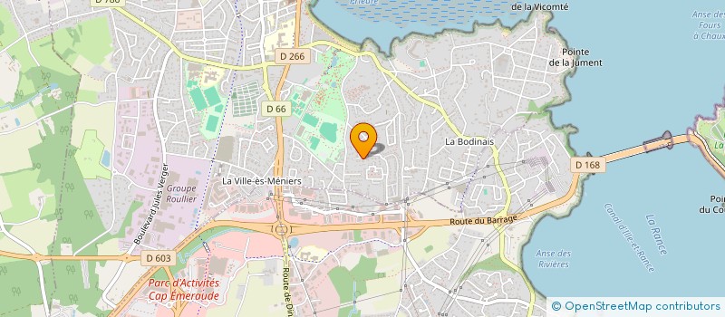 localisation de l'entreprise MADAME MARIE-LAURENCE ROMAGNE  DINARD