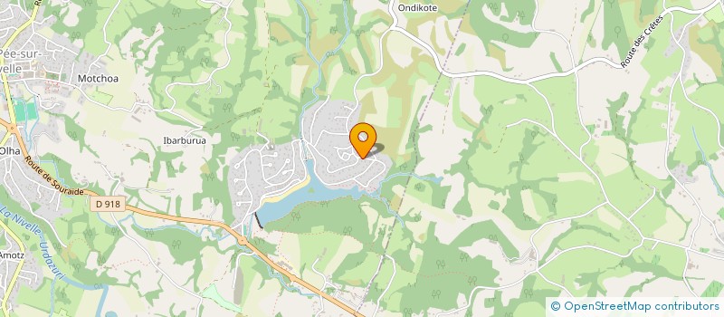 localisation de l'entreprise MADAME MARIE-LAURENCE SAINT-GEORGES CHAUMET  SAINT-PEE-SUR-NIVELLE