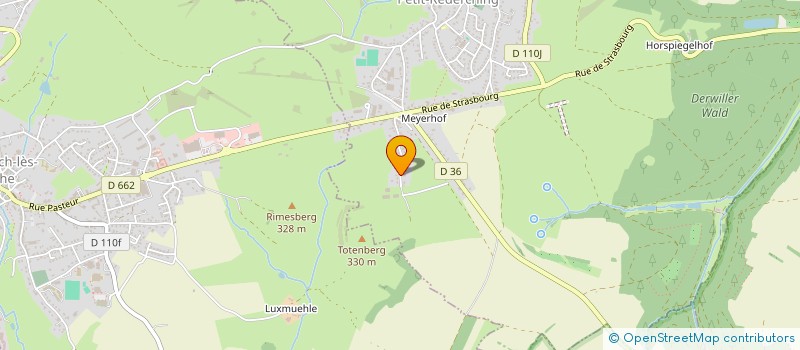 localisation de l'entreprise MADAME MARIE-LAURENCE SCHULTZE  PETIT-REDERCHING