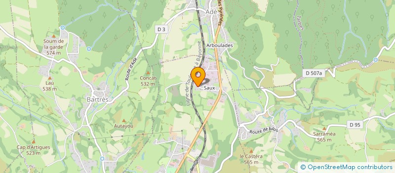 localisation de l'entreprise MADAME MARIE LAURENS  LOURDES