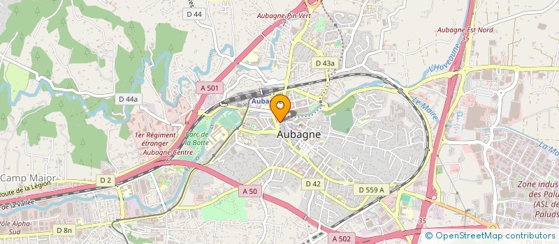 localisation de l'entreprise MADAME MARIE LAURENT à AUBAGNE