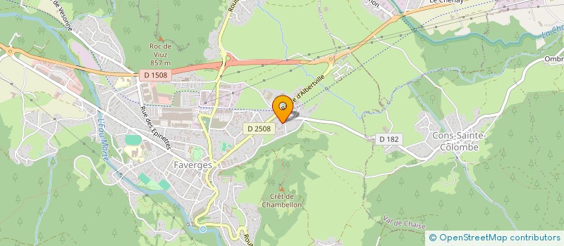 localisation de l'entreprise MADAME MARIE LAURENT  FAVERGES-SEYTHENEX