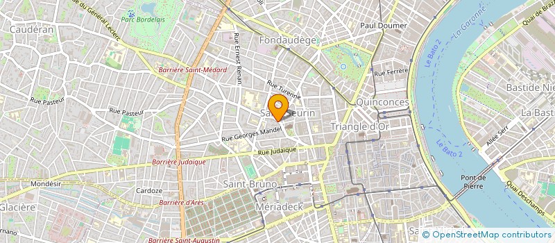 localisation de l'entreprise MADAME MARIE LAURENTJOYE  BORDEAUX