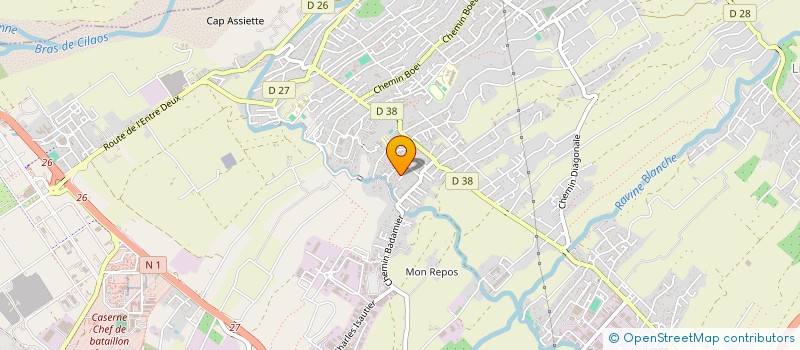 localisation de l'entreprise MADAME MARIE LAURET  SAINT-PIERRE