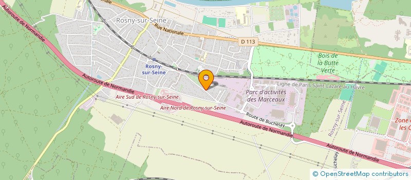 localisation de l'entreprise MADAME MARIE LAURETTE KOUETA MENGUELE  ROSNY-SUR-SEINE