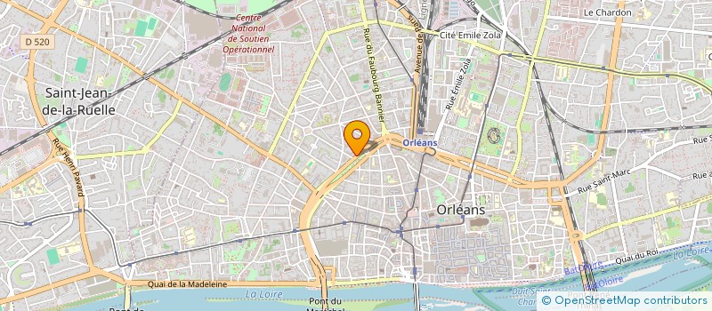 localisation de l'entreprise MADAME MARIE LAUREY  ORLEANS