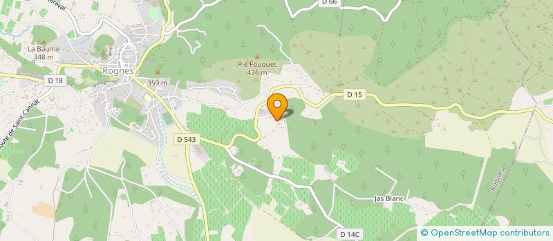 localisation de l'entreprise MADAME MARIE LAUSSEL  ROGNES