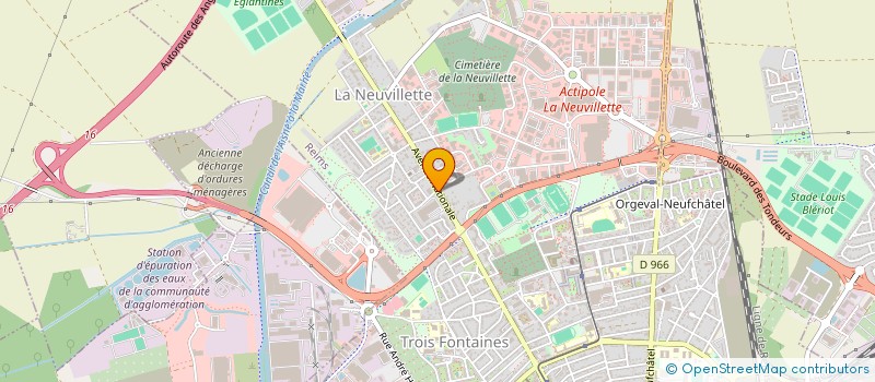 localisation de l'entreprise MADAME MARIE LAVEAU  REIMS