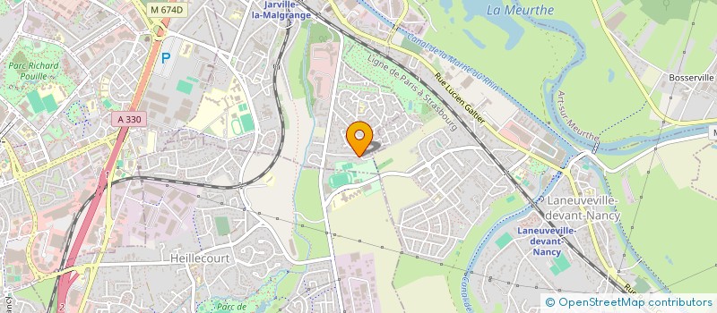 localisation de l'entreprise MADAME MARIE LAVERGNE à JARVILLE-LA-MALGRANGE