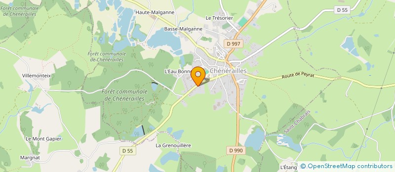 localisation de l'entreprise MADAME MARIE LAVIGNE  CHENERAILLES