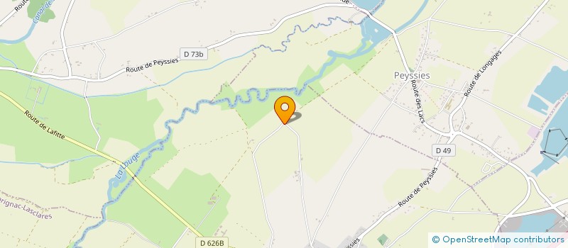 localisation de l'entreprise MADAME MARIE LAVILLE  LAFITTE-VIGORDANE