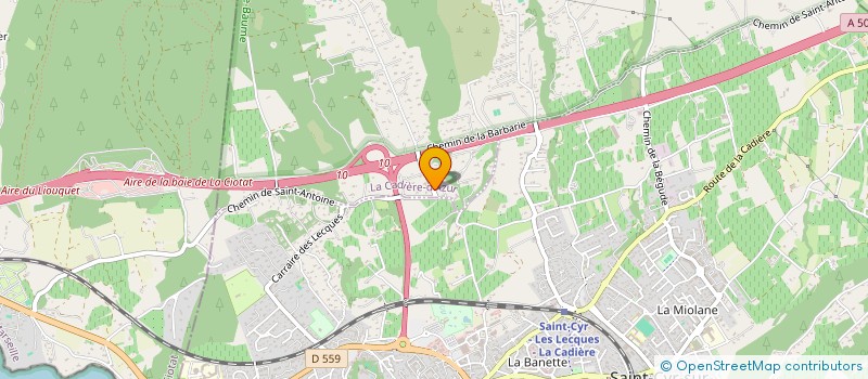 localisation de l'entreprise MADAME MARIE LAVITOLA  LA CADIERE-D'AZUR