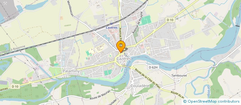 localisation de l'entreprise MADAME MARIE LAZARE  CAZERES