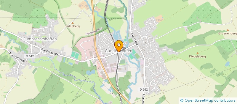 localisation de l'entreprise MADAME MARIE LAZARUS  GUNDERSHOFFEN