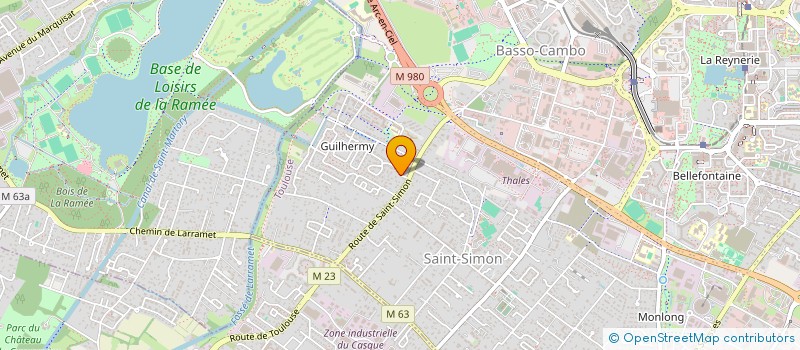 localisation de l'entreprise MADAME MARIE LE BAIL  TOULOUSE