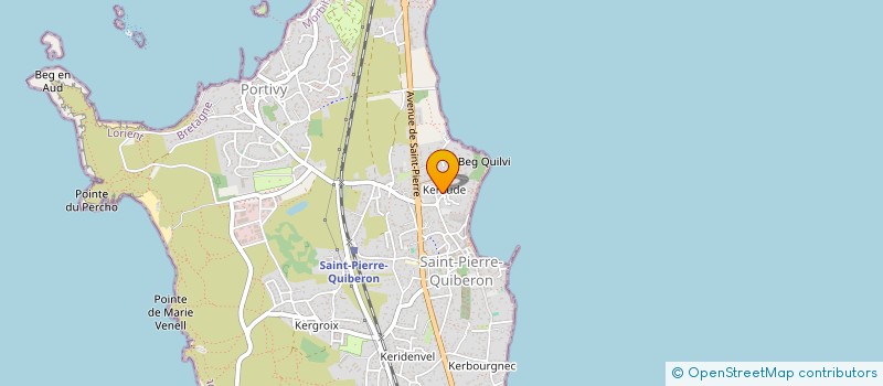 localisation de l'entreprise MADAME MARIE LE BARON  SAINT-PIERRE-QUIBERON
