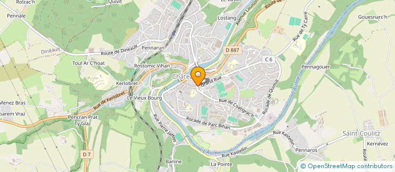 localisation de l'entreprise MADAME MARIE LE BAUT  CHATEAULIN