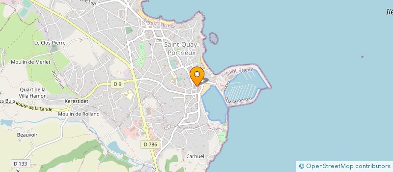 localisation de l'entreprise MADAME MARIE LE BAUT  SAINT-QUAY-PORTRIEUX