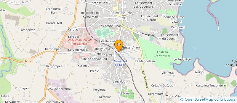 localisation de l'entreprise MADAME MARIE LE BIHAN  SIBIRIL