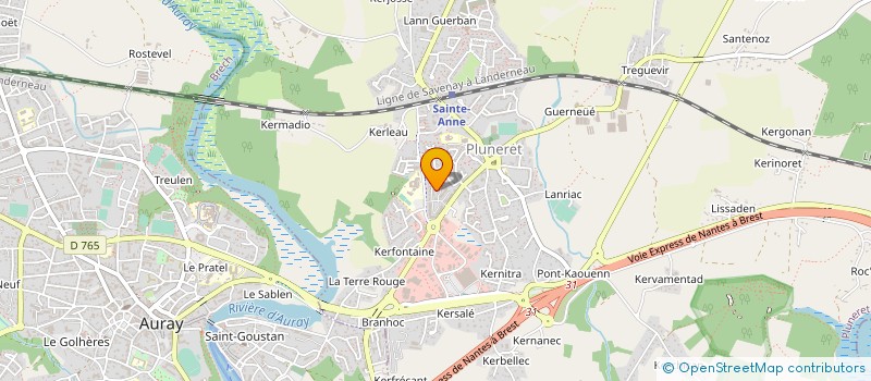localisation de l'entreprise MADAME MARIE LE BIHAN  PLUNERET