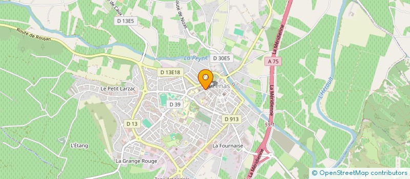 localisation de l'entreprise MADAME MARIE LE BIHAN à PEZENAS