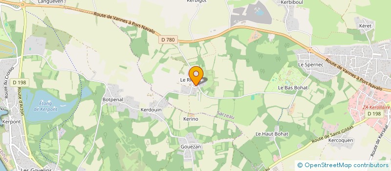 localisation de l'entreprise MADAME MARIE LE BLOUCH  SARZEAU