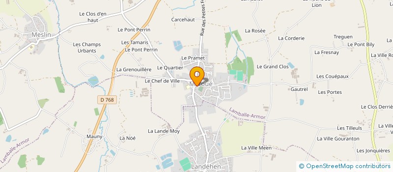 localisation de l'entreprise MADAME MARIE LE BORGNE  LAMBALLE-ARMOR