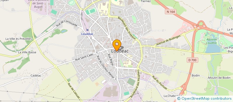 localisation de l'entreprise MADAME MARIE LE BOUFFO à LOUDEAC