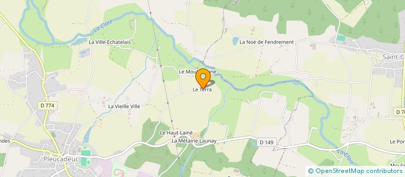localisation de l'entreprise MADAME MARIE LE BRETON à PLEUCADEUC