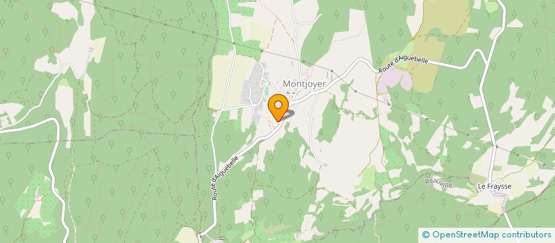 localisation de l'entreprise MADAME MARIE LE BRIAND  MONTJOYER