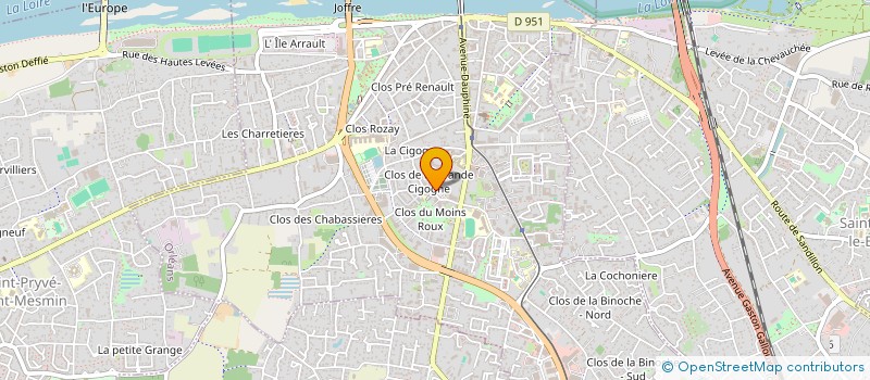 localisation de l'entreprise MADAME MARIE LE BRIS à ORLEANS