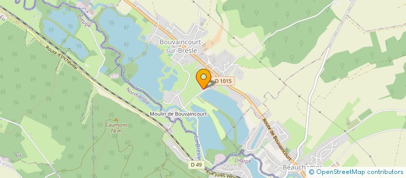 localisation de l'entreprise MADAME MARIE LE CAIN  BOUVAINCOURT-SUR-BRESLE