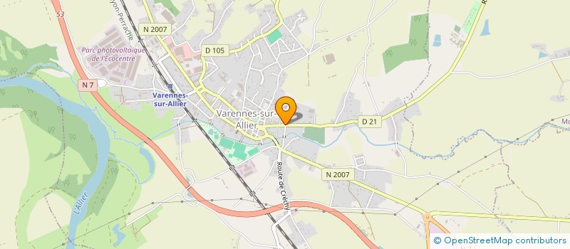 localisation de l'entreprise MADAME MARIE LE CALVEZ à VARENNES-SUR-ALLIER