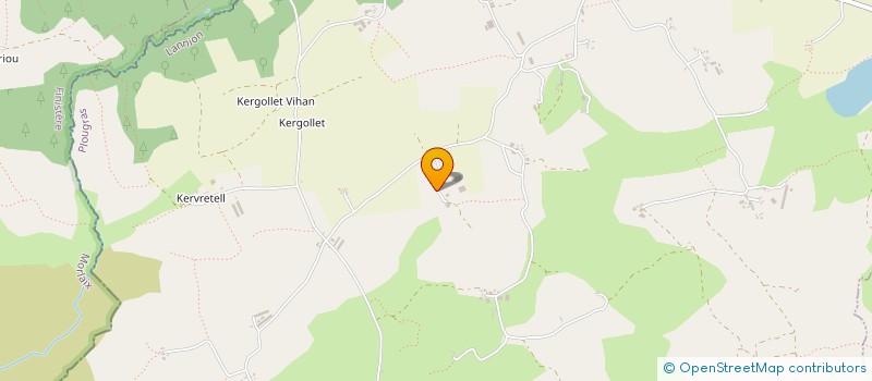 localisation de l'entreprise MADAME MARIE LE CAM  PLOUGRAS