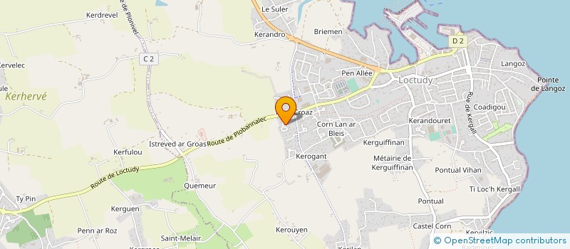 localisation de l'entreprise MADAME MARIE LE COQ  LOCTUDY