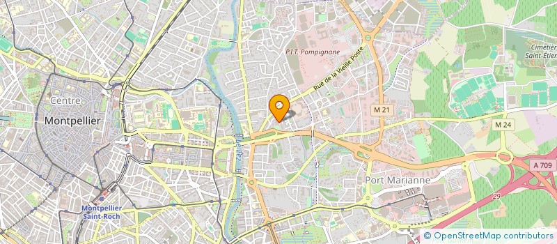 localisation de l'entreprise MADAME MARIE LE CROM à MONTPELLIER