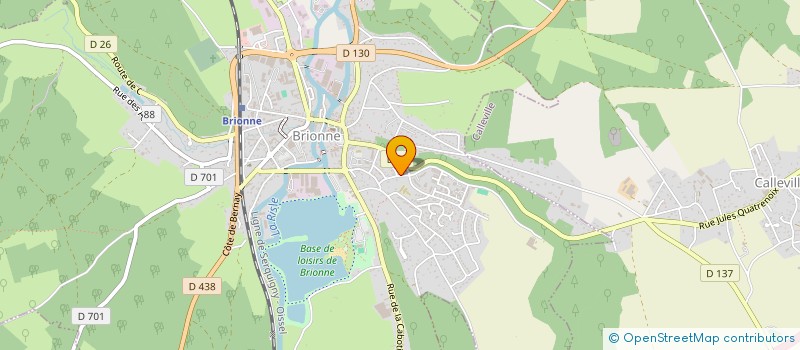 localisation de l'entreprise MADAME MARIE LE DAVAY  BRIONNE