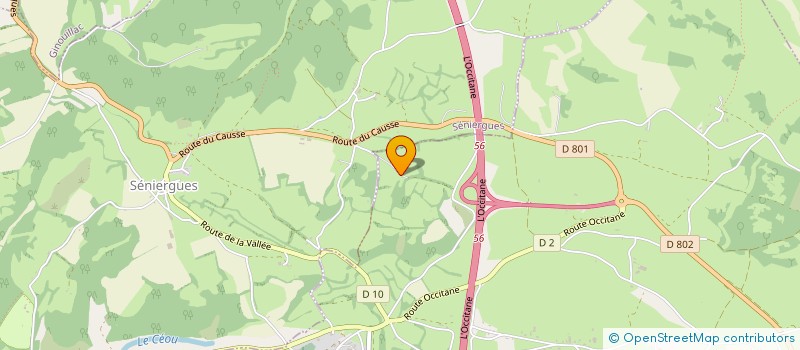 localisation de l'entreprise MADAME MARIE LE DE  COEUR DE CAUSSE