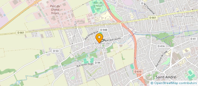 localisation de l'entreprise MADAME MARIE LE DEROFF  VERRIERES