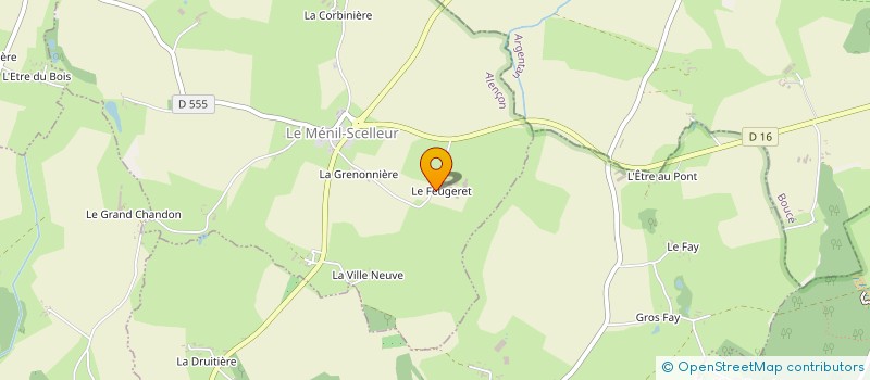 localisation de l'entreprise MADAME MARIE LE DUIN à LE MENIL-SCELLEUR