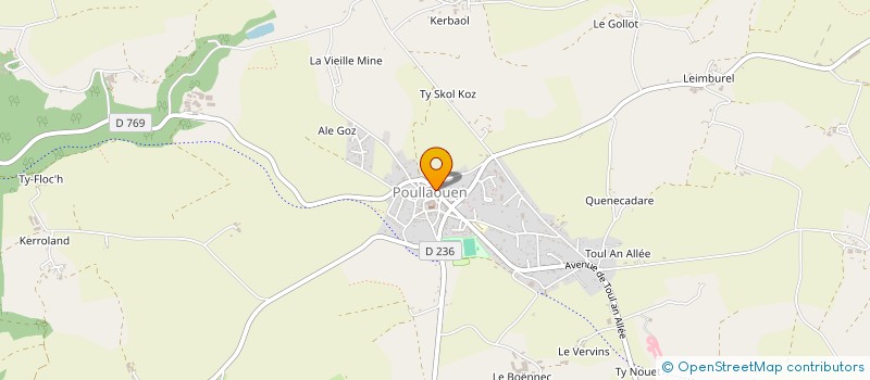 localisation de l'entreprise MADAME MARIE LE FAILLER  POULLAOUEN