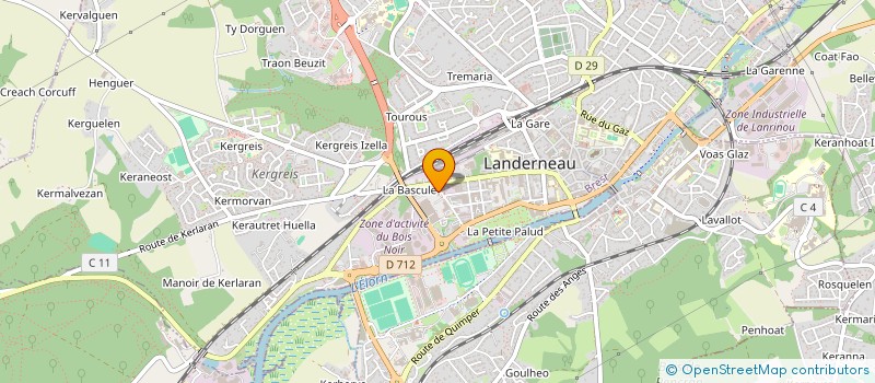localisation de l'entreprise MADAME MARIE LE FOURN à LANDERNEAU