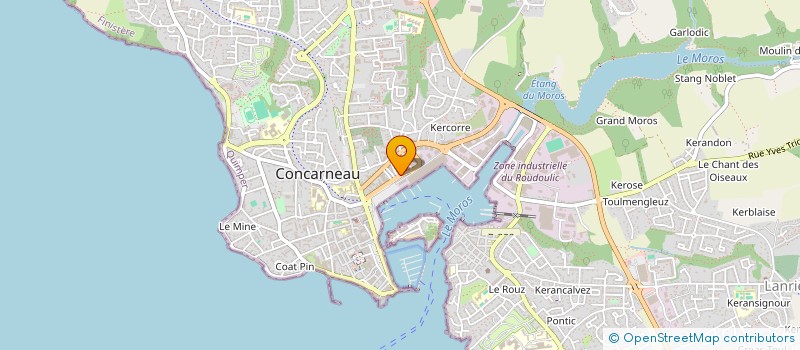 localisation de l'entreprise MADAME MARIE LE GAC  CONCARNEAU